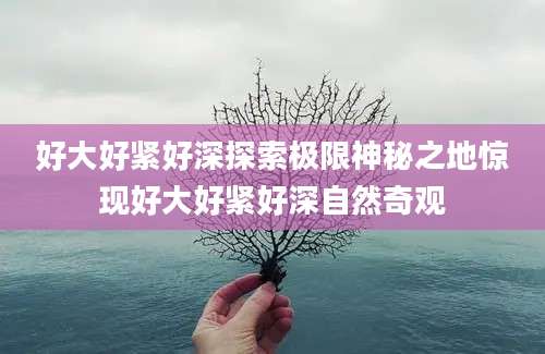 好大好紧好深探索极限神秘之地惊现好大好紧好深自然奇观