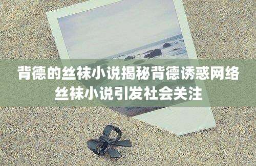 背德的丝袜小说揭秘背德诱惑网络丝袜小说引发社会关注