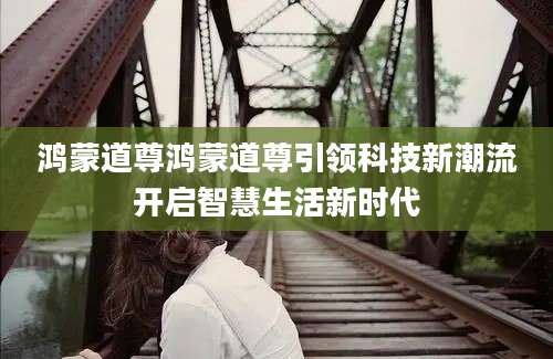 鸿蒙道尊鸿蒙道尊引领科技新潮流开启智慧生活新时代
