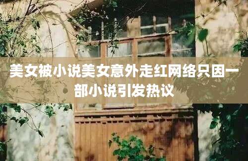 美女被小说美女意外走红网络只因一部小说引发热议