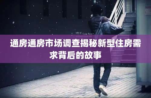 通房通房市场调查揭秘新型住房需求背后的故事