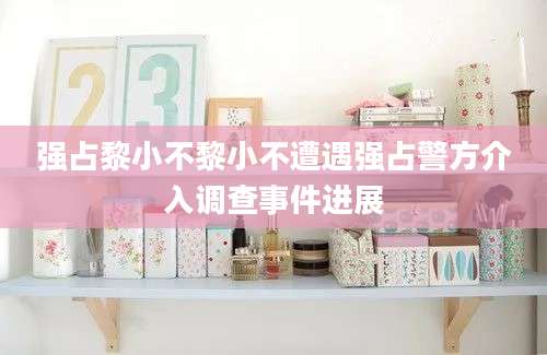 强占黎小不黎小不遭遇强占警方介入调查事件进展