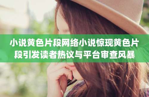 小说黄色片段网络小说惊现黄色片段引发读者热议与平台审查风暴