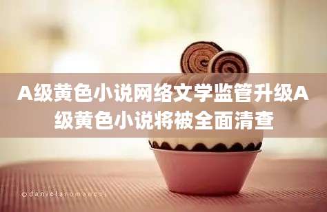 A级黄色小说网络文学监管升级A级黄色小说将被全面清查