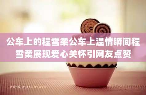 公车上的程雪柔公车上温情瞬间程雪柔展现爱心关怀引网友点赞