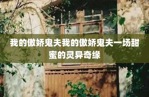 我的傲娇鬼夫我的傲娇鬼夫一场甜蜜的灵异奇缘