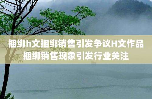捆绑h文捆绑销售引发争议H文作品捆绑销售现象引发行业关注
