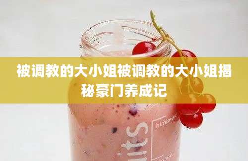 被调教的大小姐被调教的大小姐揭秘豪门养成记