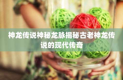 神龙传说神秘龙脉揭秘古老神龙传说的现代传奇