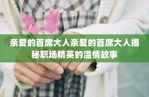 亲爱的首席大人亲爱的首席大人揭秘职场精英的温情故事