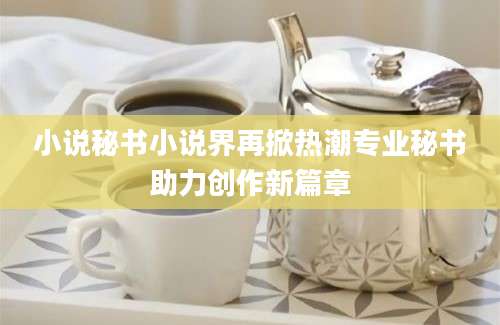 小说秘书小说界再掀热潮专业秘书助力创作新篇章