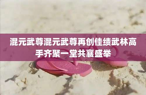 混元武尊混元武尊再创佳绩武林高手齐聚一堂共襄盛举