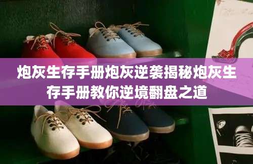 炮灰生存手册炮灰逆袭揭秘炮灰生存手册教你逆境翻盘之道