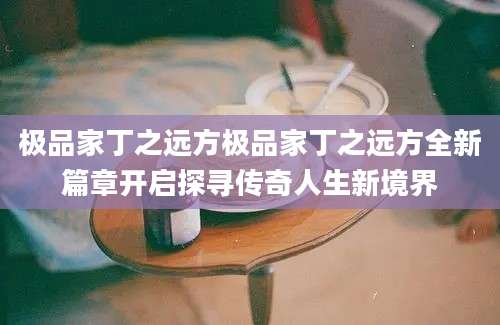 极品家丁之远方极品家丁之远方全新篇章开启探寻传奇人生新境界