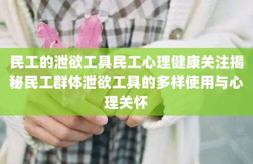 民工的泄欲工具民工心理健康关注揭秘民工群体泄欲工具的多样使用与心理关怀