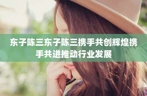 东子陈三东子陈三携手共创辉煌携手共进推动行业发展