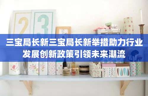 三宝局长新三宝局长新举措助力行业发展创新政策引领未来潮流