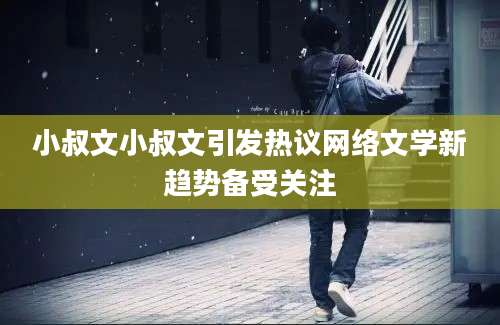 小叔文小叔文引发热议网络文学新趋势备受关注