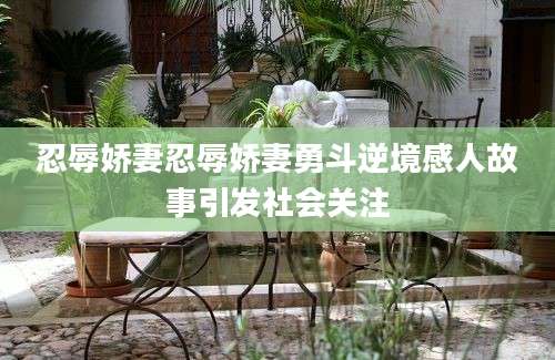 忍辱娇妻忍辱娇妻勇斗逆境感人故事引发社会关注