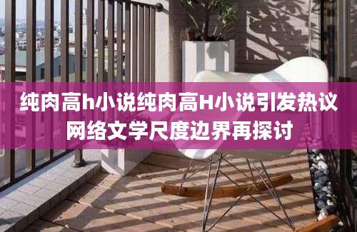 纯肉高h小说纯肉高H小说引发热议网络文学尺度边界再探讨