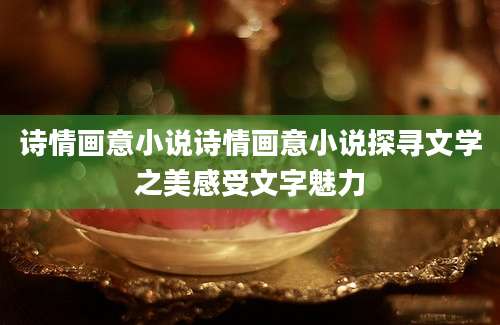 诗情画意小说诗情画意小说探寻文学之美感受文字魅力