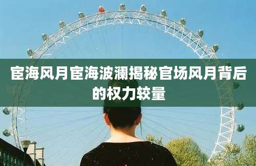 宦海风月宦海波澜揭秘官场风月背后的权力较量
