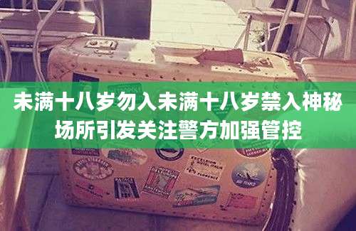 未满十八岁勿入未满十八岁禁入神秘场所引发关注警方加强管控