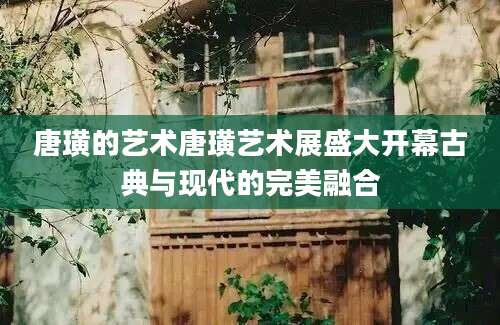 唐璜的艺术唐璜艺术展盛大开幕古典与现代的完美融合