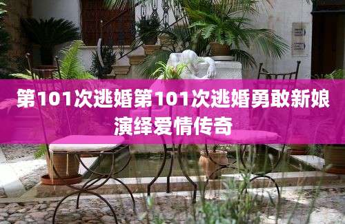 第101次逃婚第101次逃婚勇敢新娘演绎爱情传奇