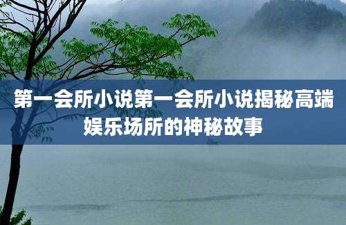 第一会所小说第一会所小说揭秘高端娱乐场所的神秘故事