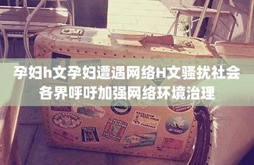 孕妇h文孕妇遭遇网络H文骚扰社会各界呼吁加强网络环境治理