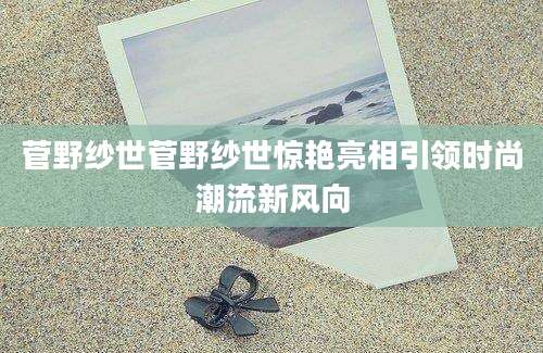 菅野纱世菅野纱世惊艳亮相引领时尚潮流新风向