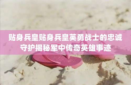 贴身兵皇贴身兵皇英勇战士的忠诚守护揭秘军中传奇英雄事迹