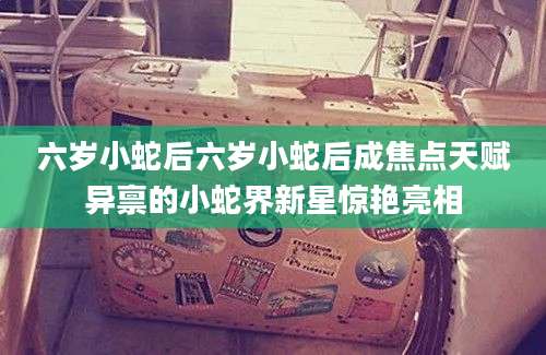 六岁小蛇后六岁小蛇后成焦点天赋异禀的小蛇界新星惊艳亮相