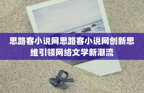 思路客小说网思路客小说网创新思维引领网络文学新潮流