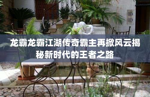 龙霸龙霸江湖传奇霸主再掀风云揭秘新时代的王者之路