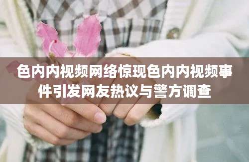 色内内视频网络惊现色内内视频事件引发网友热议与警方调查