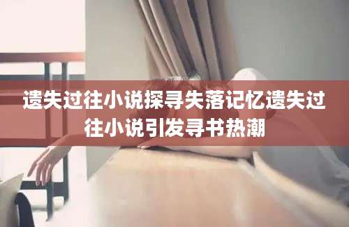 遗失过往小说探寻失落记忆遗失过往小说引发寻书热潮