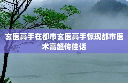 玄医高手在都市玄医高手惊现都市医术高超传佳话